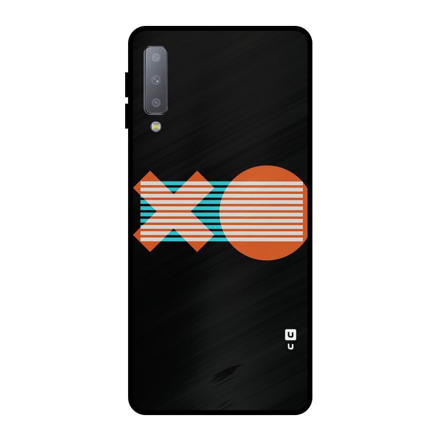 Minimal Art Metal Back Case for Galaxy A7 (2018)
