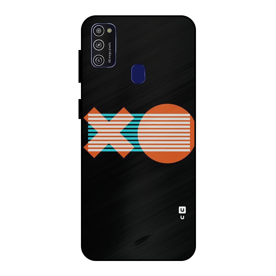 Minimal Art Metal Back Case for Galaxy M21