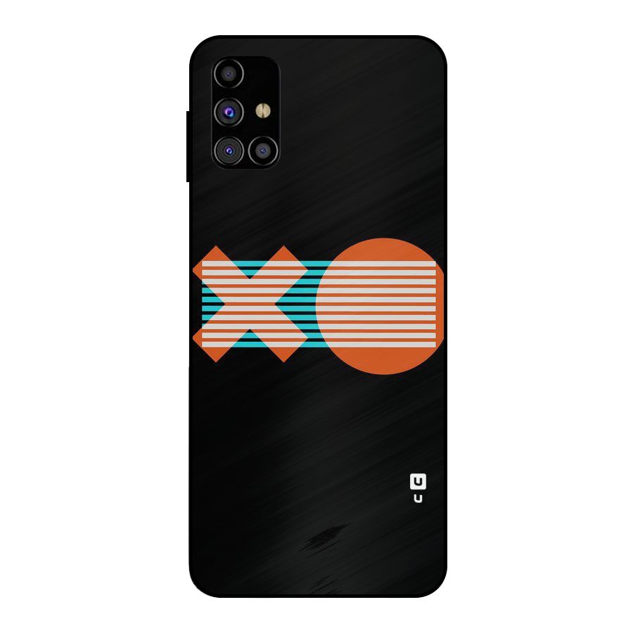 Minimal Art Metal Back Case for Galaxy M31s