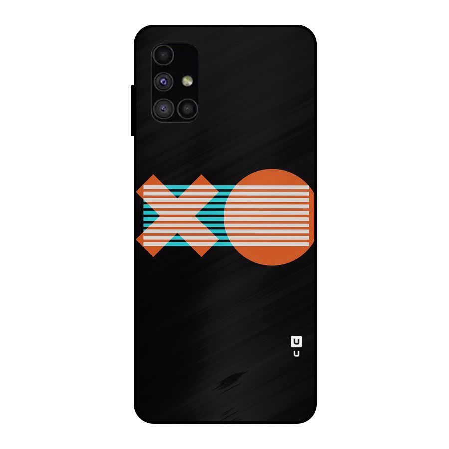 Minimal Art Metal Back Case for Galaxy M51