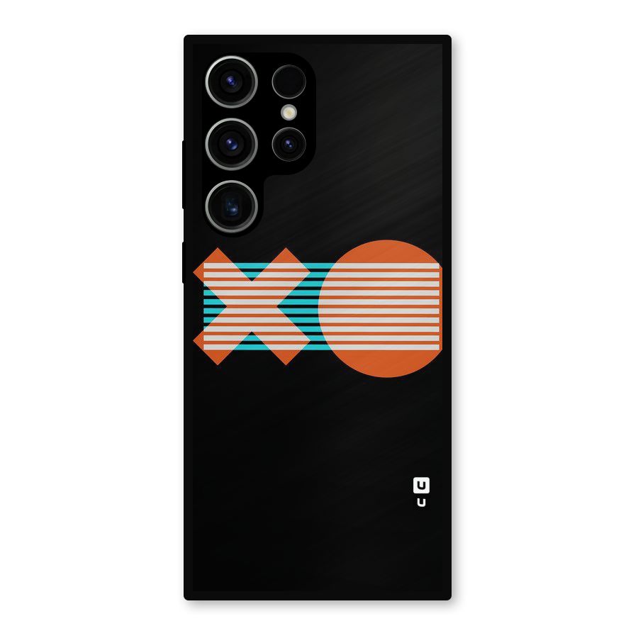 Minimal Art Metal Back Case for Galaxy S23 Ultra