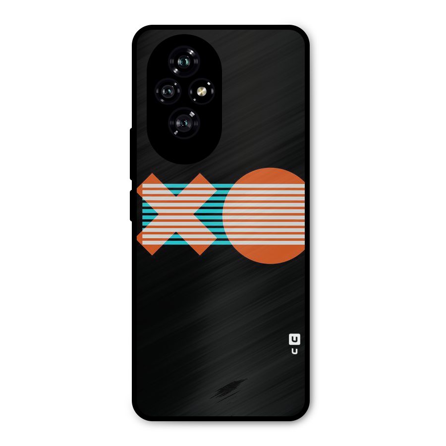 Minimal Art Metal Back Case for Honor 200
