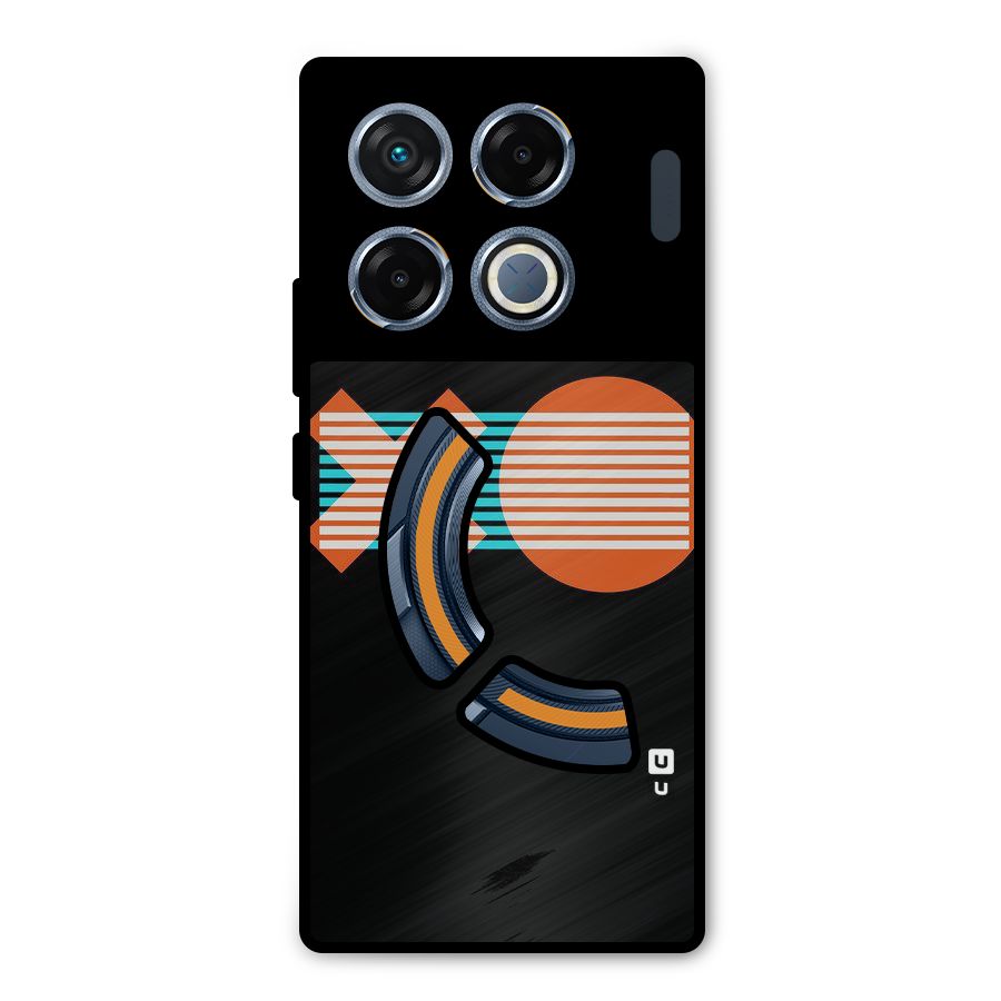 Minimal Art Metal Back Case for Infinix GT 20 Pro