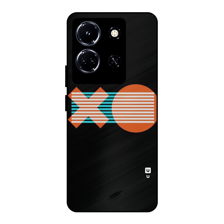 Minimal Art Metal Back Case for Infinix Note 30 5G