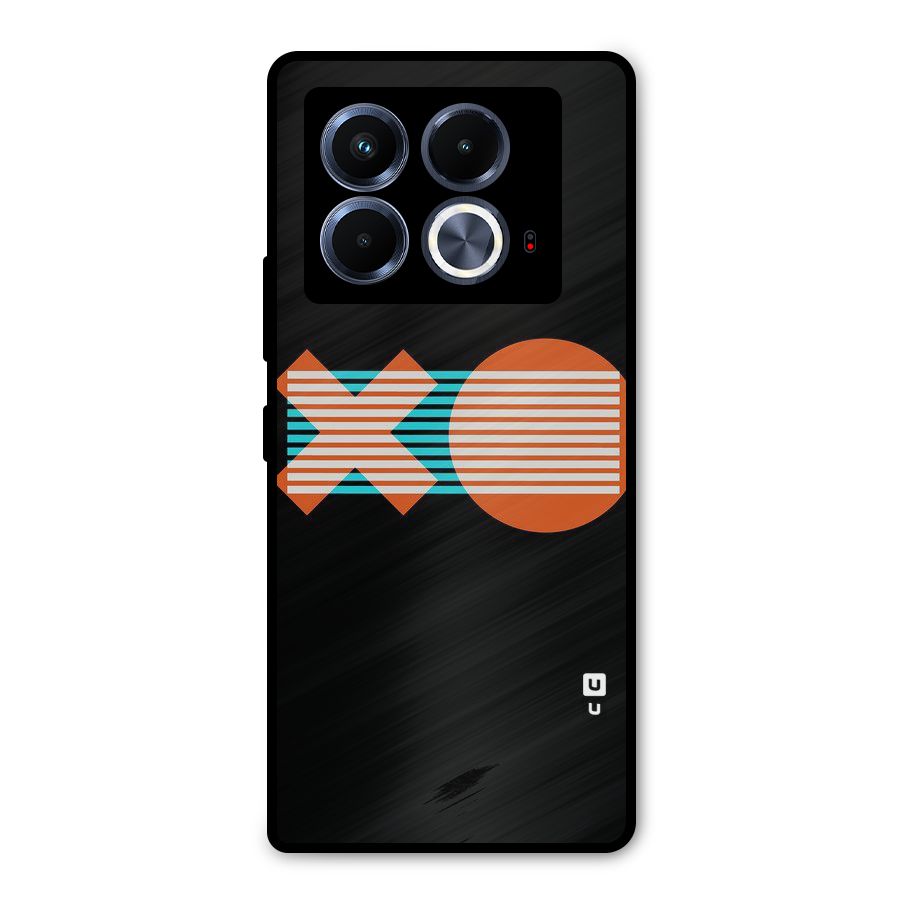 Minimal Art Metal Back Case for Infinix Note 40 5G