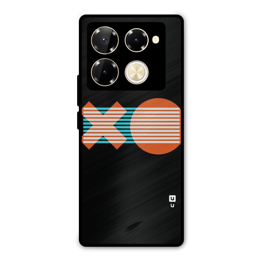 Minimal Art Metal Back Case for Infinix Note 40 Pro Plus