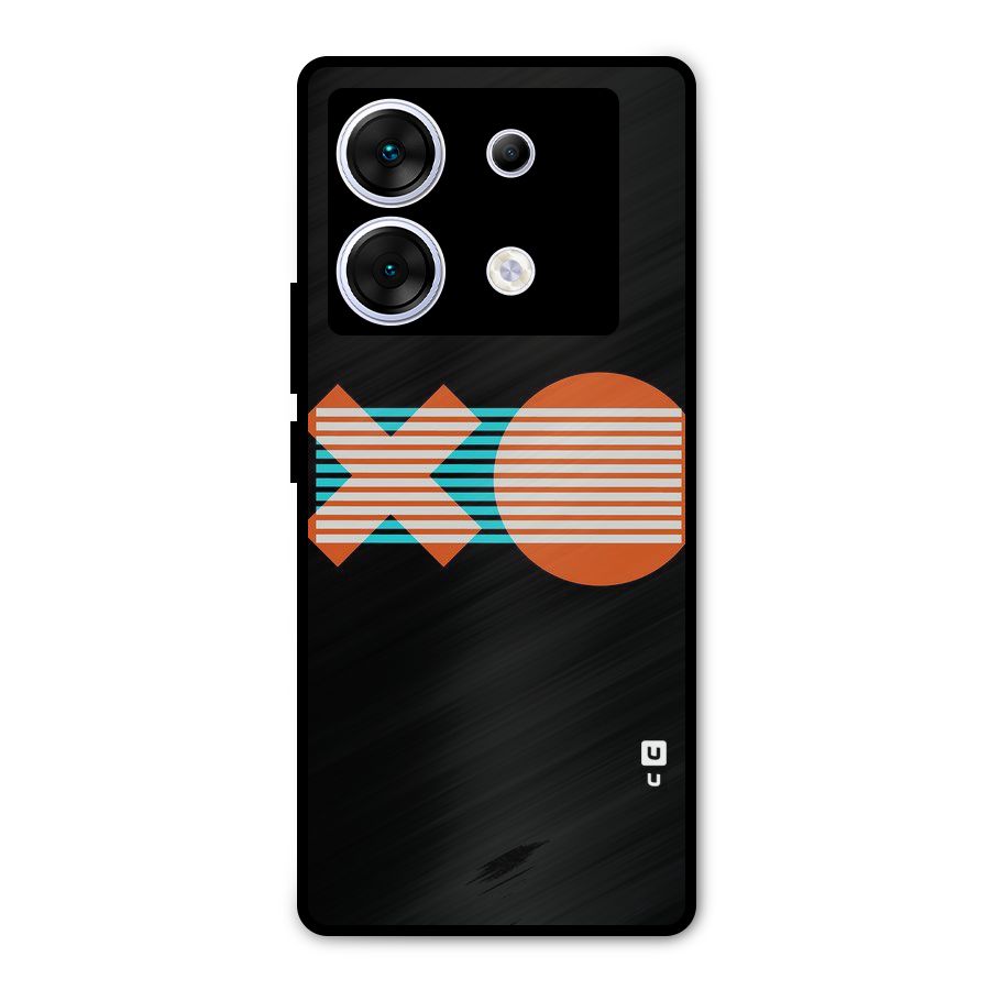 Minimal Art Metal Back Case for Infinix Zero 30 5G