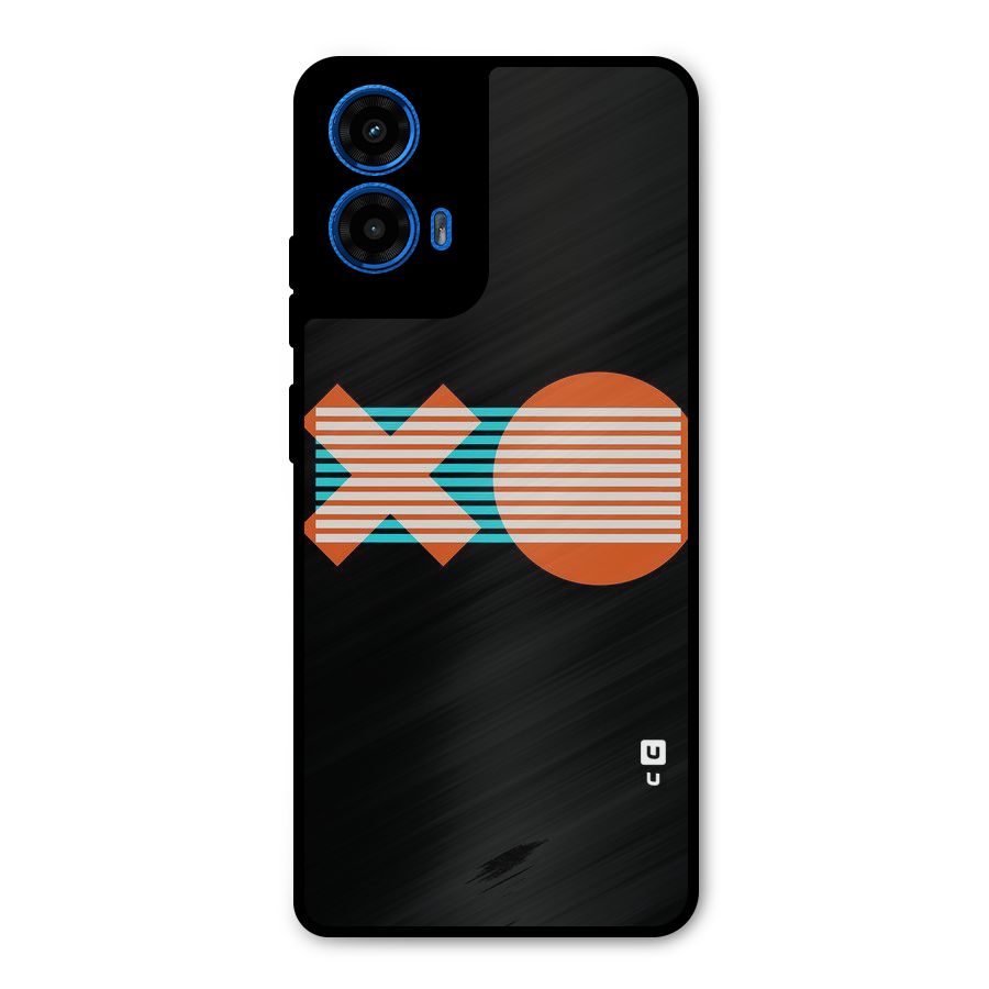Minimal Art Metal Back Case for Moto G45