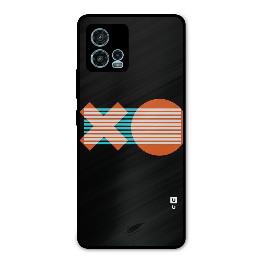 Minimal Art Metal Back Case for Moto G72