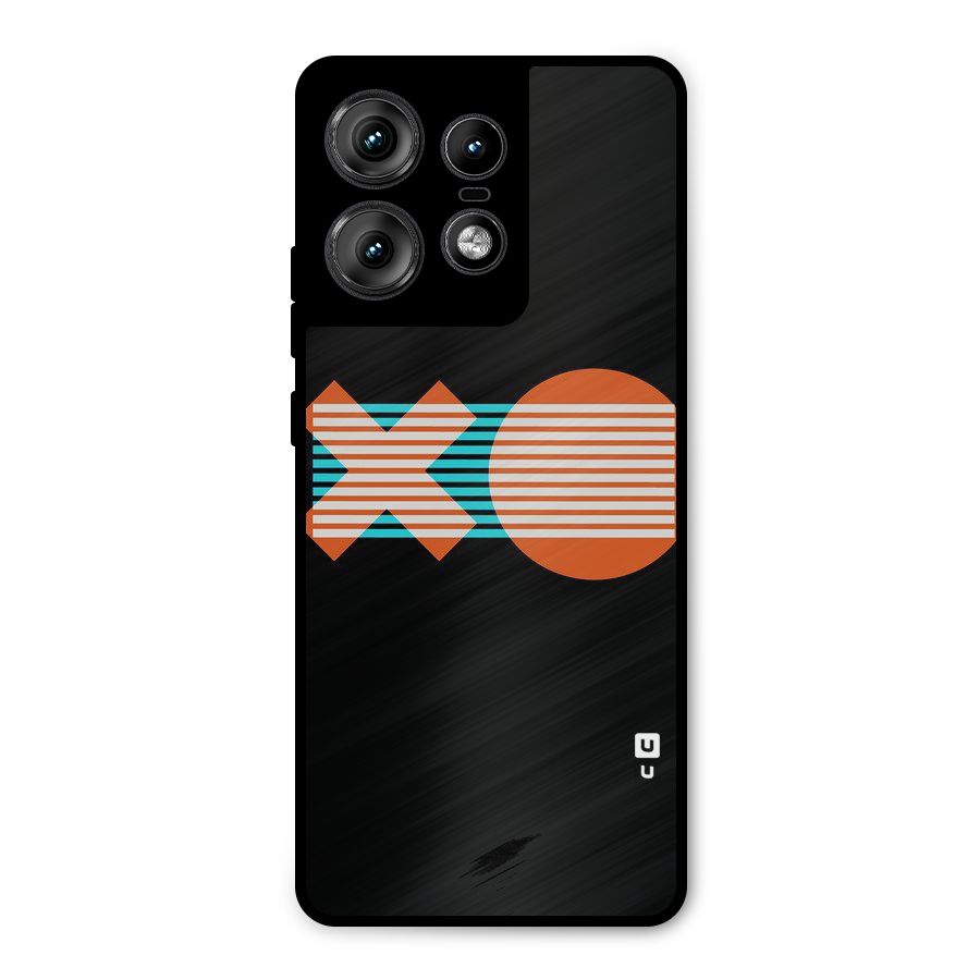Minimal Art Metal Back Case for Motorola Edge 50 Pro