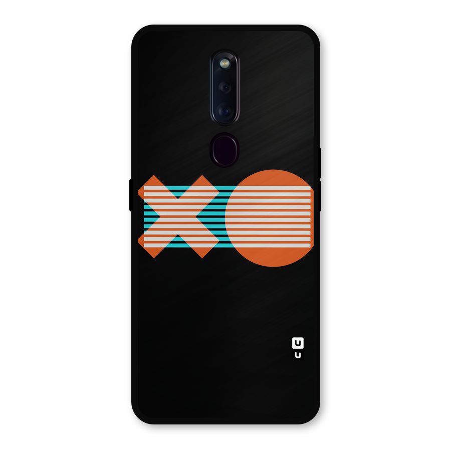 Minimal Art Metal Back Case for Oppo F11 Pro