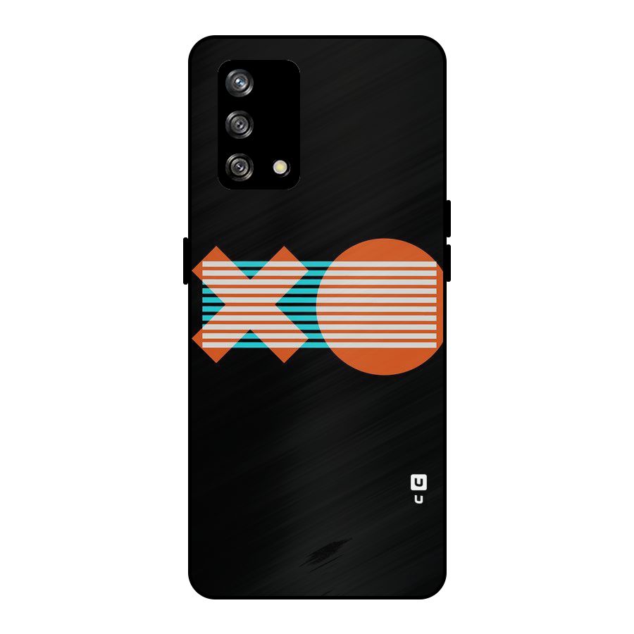Minimal Art Metal Back Case for Oppo F19