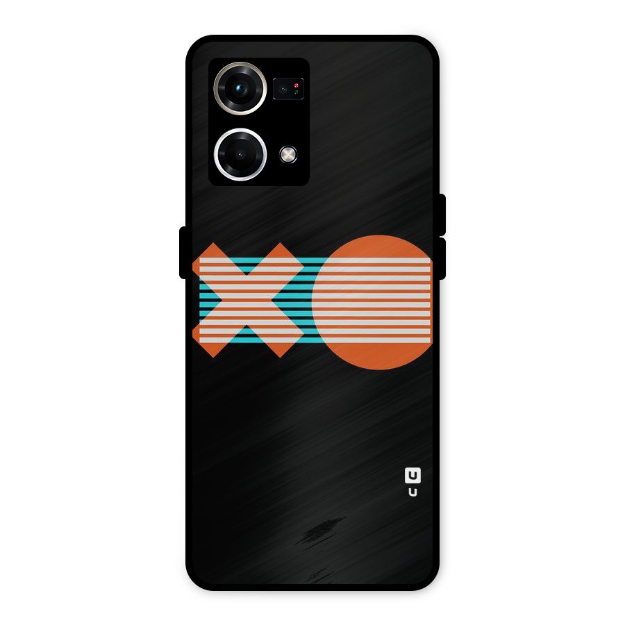 Minimal Art Metal Back Case for Oppo F21 Pro 4G