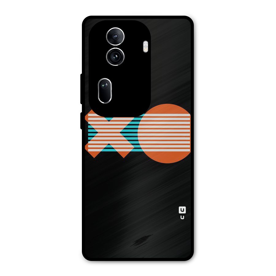 Minimal Art Metal Back Case for Oppo Reno11 Pro 5G