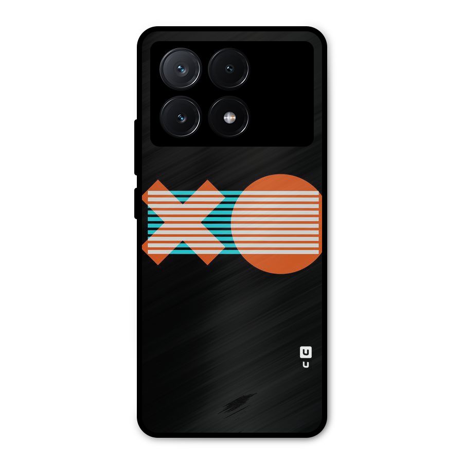Minimal Art Metal Back Case for Poco X6 Pro