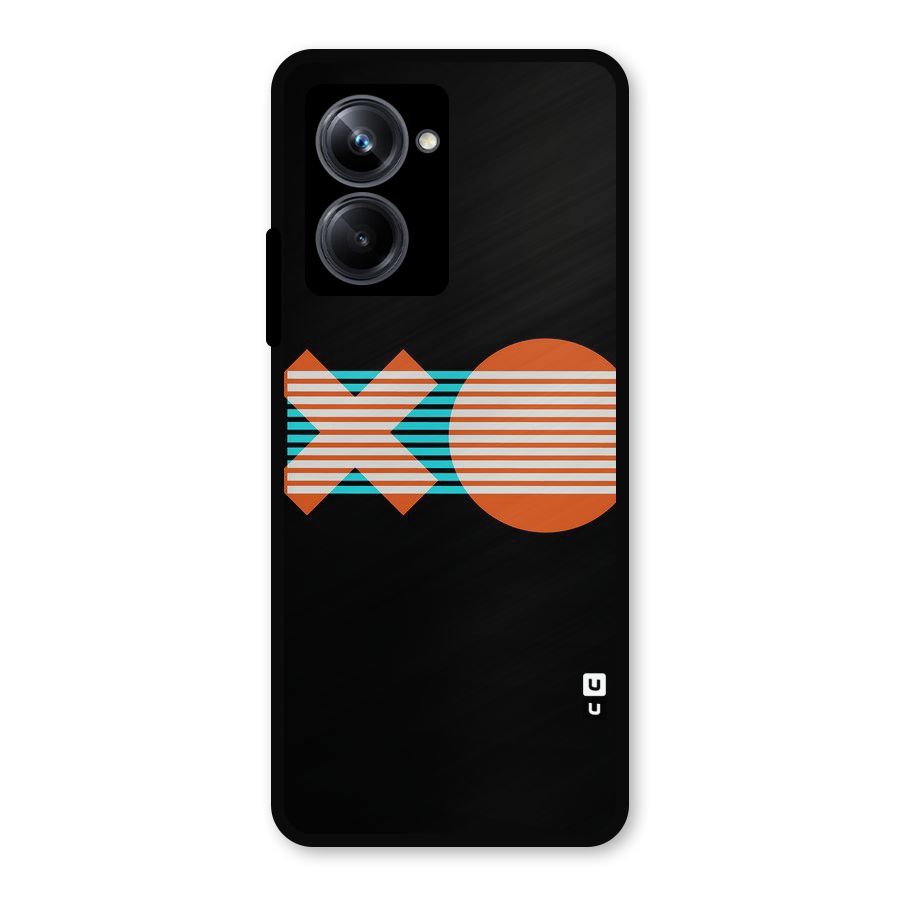 Minimal Art Metal Back Case for Realme 10 Pro