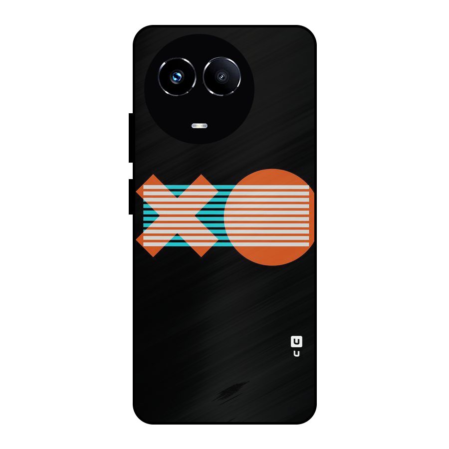 Minimal Art Metal Back Case for Realme 11X