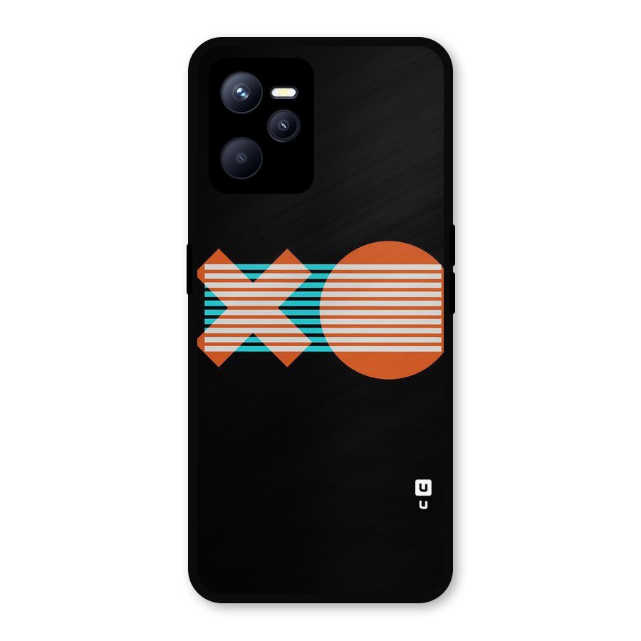 Minimal Art Metal Back Case for Realme C35
