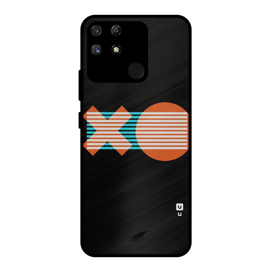 Minimal Art Metal Back Case for Realme Narzo 50A