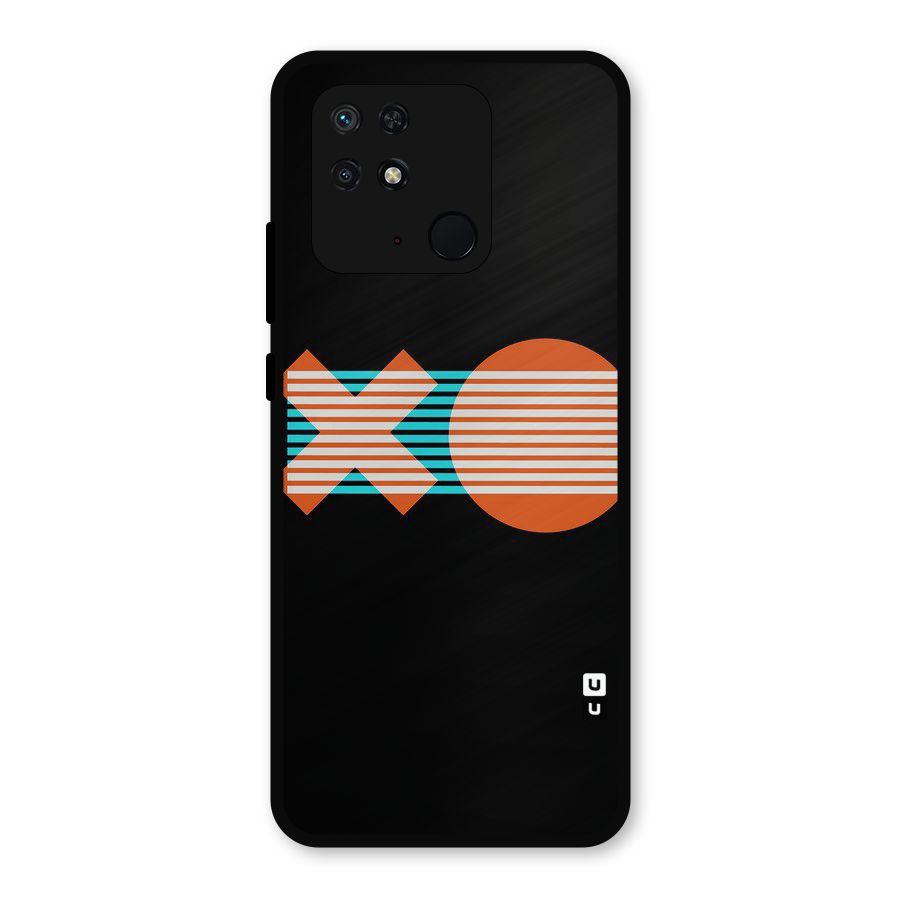 Minimal Art Metal Back Case for Redmi 10