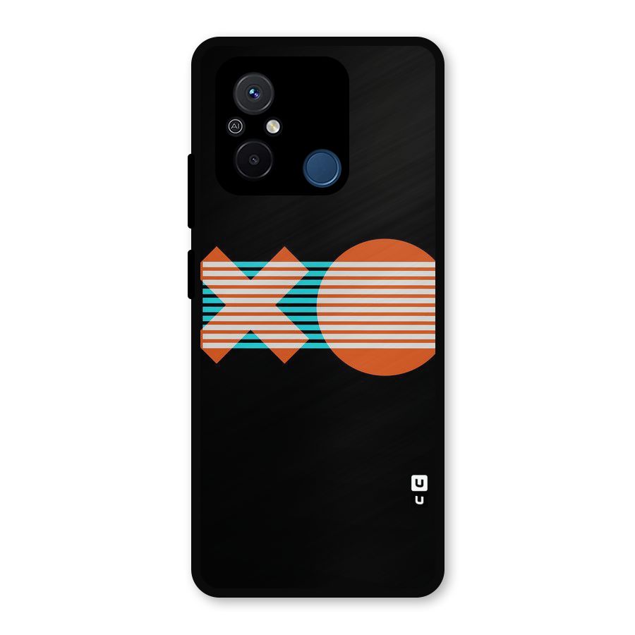 Minimal Art Metal Back Case for Redmi 12C