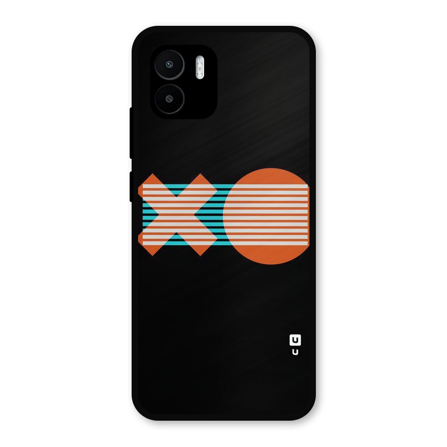 Minimal Art Metal Back Case for Redmi A2