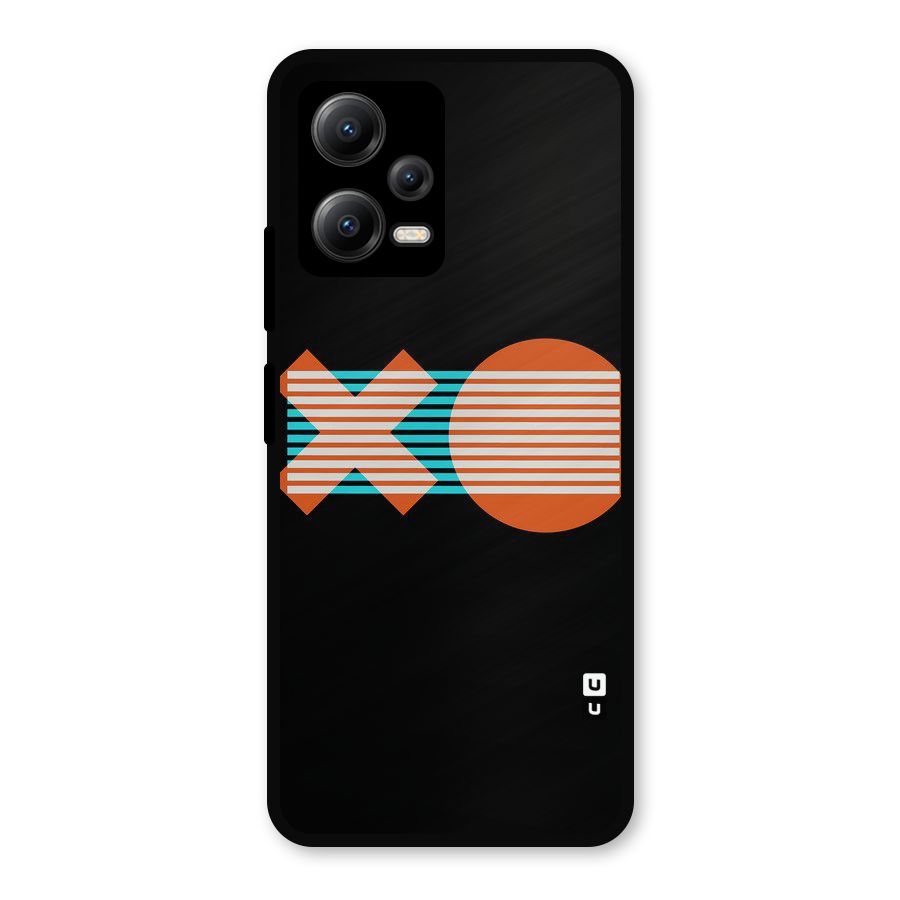 Minimal Art Metal Back Case for Redmi Note 12 5G