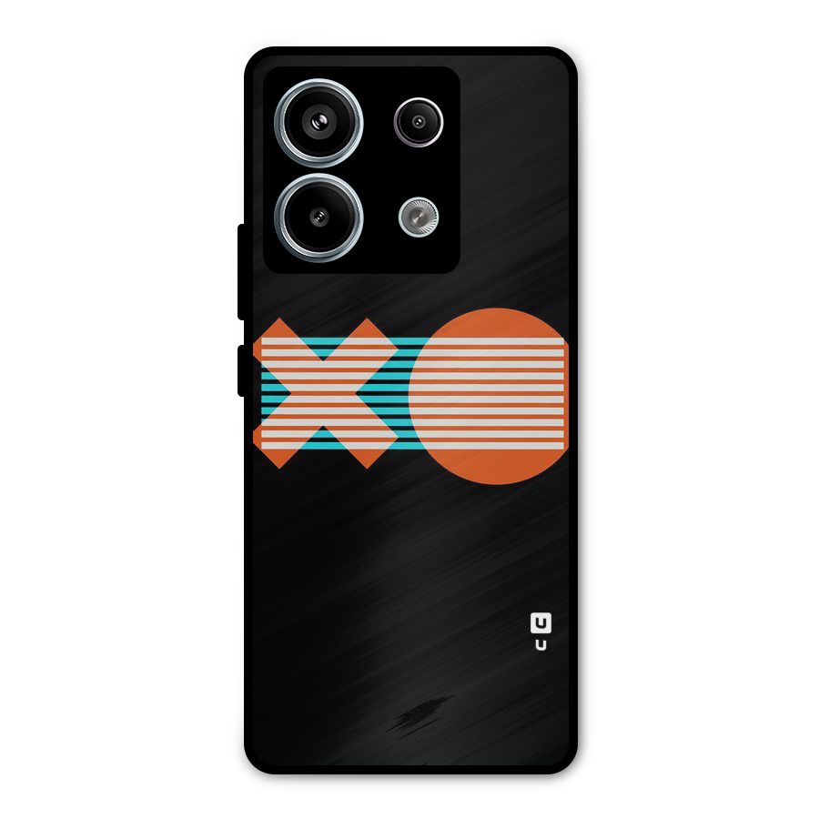 Minimal Art Metal Back Case for Redmi Note 13 Pro 5G