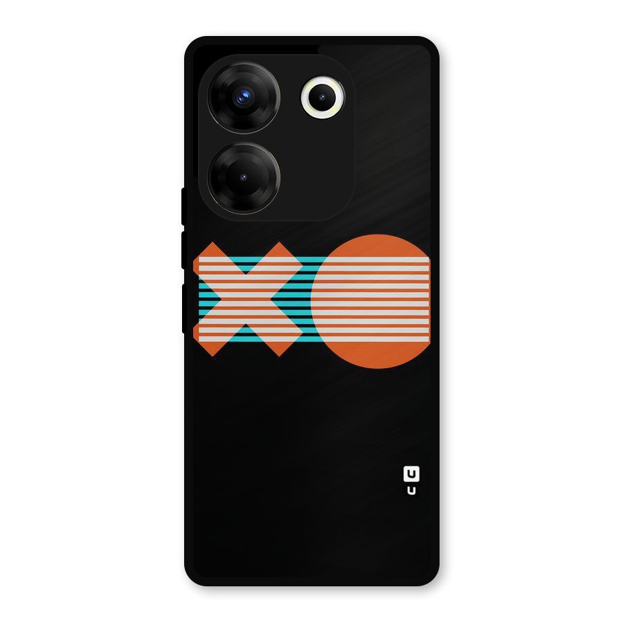 Minimal Art Metal Back Case for Tecno Camon 20