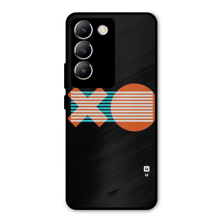 Minimal Art Metal Back Case for Vivo T3 5G