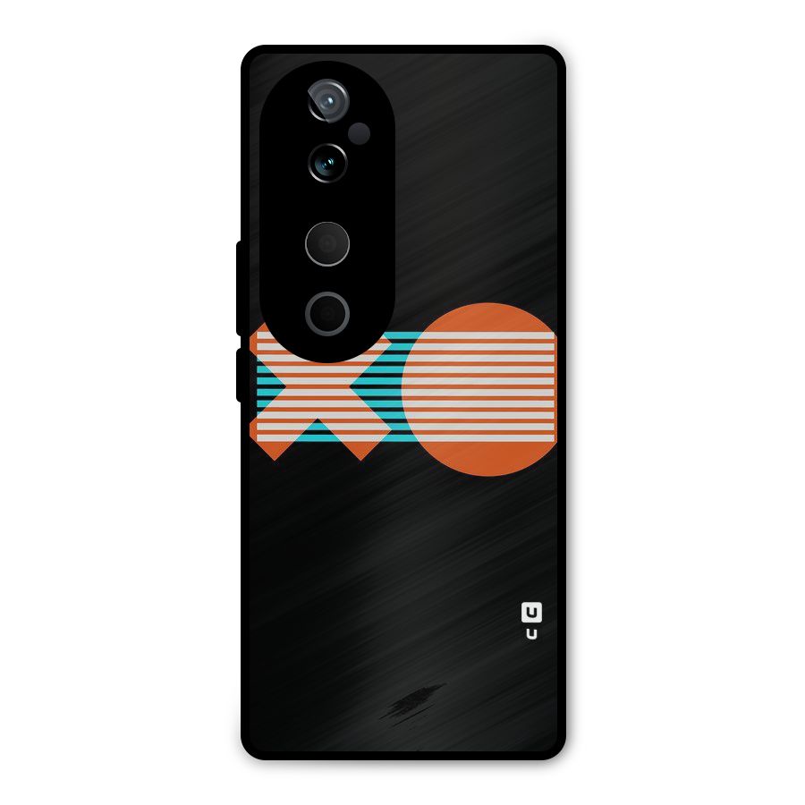 Minimal Art Metal Back Case for Vivo T3 Ultra
