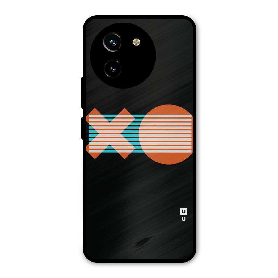 Minimal Art Metal Back Case for Vivo T3x