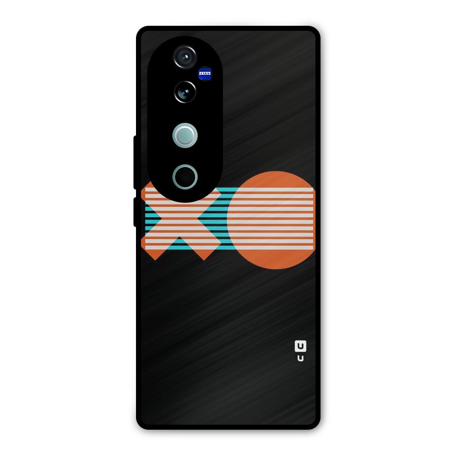 Minimal Art Metal Back Case for Vivo V40