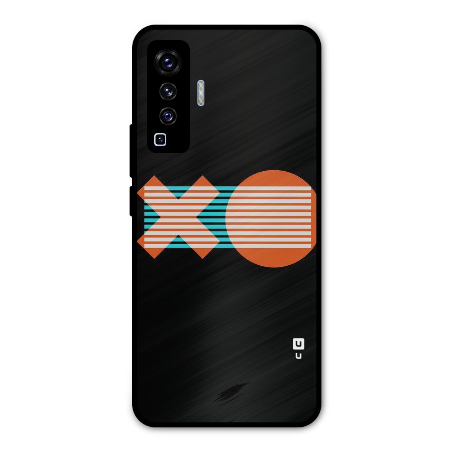 Minimal Art Metal Back Case for Vivo X50
