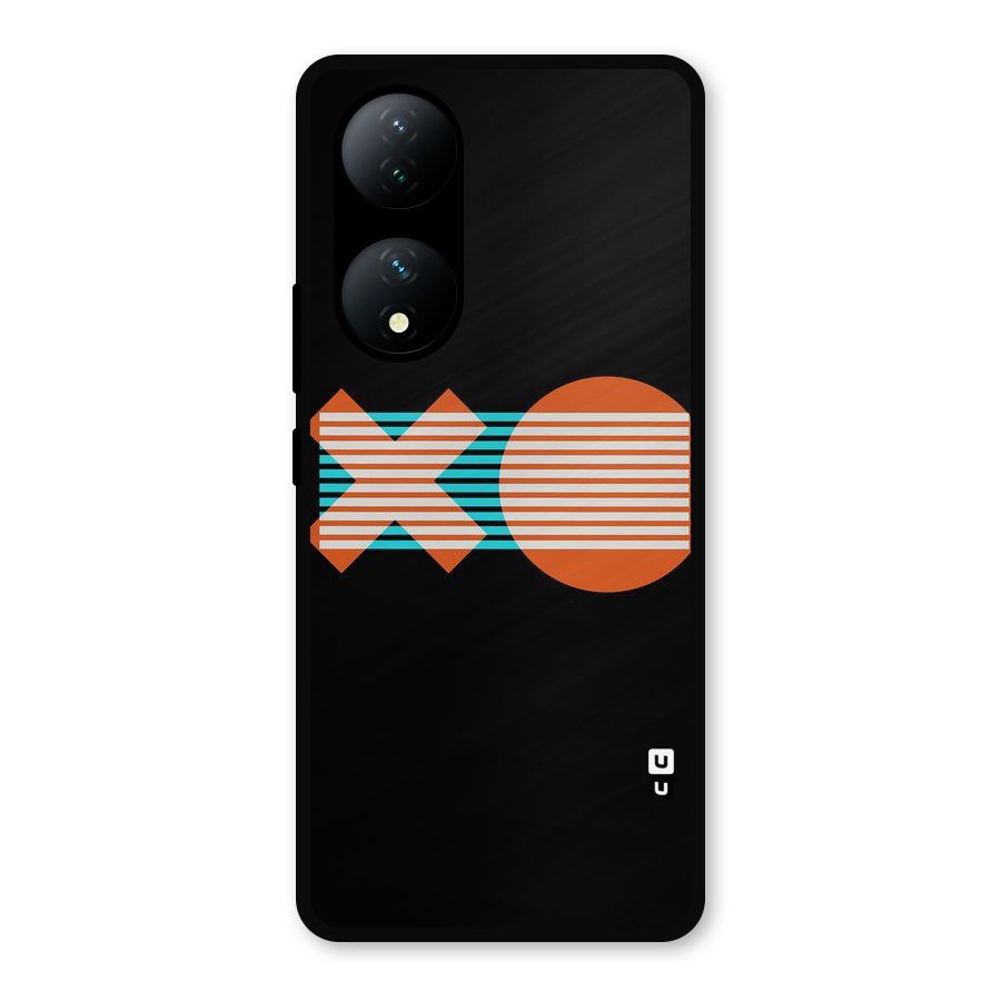 Minimal Art Metal Back Case for Vivo Y100a