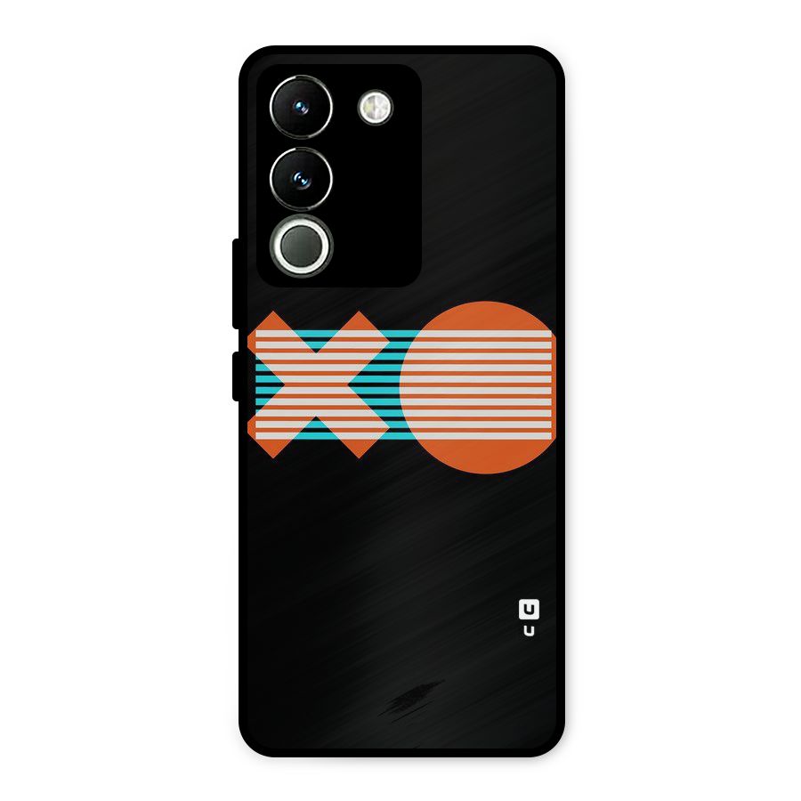 Minimal Art Metal Back Case for Vivo Y200