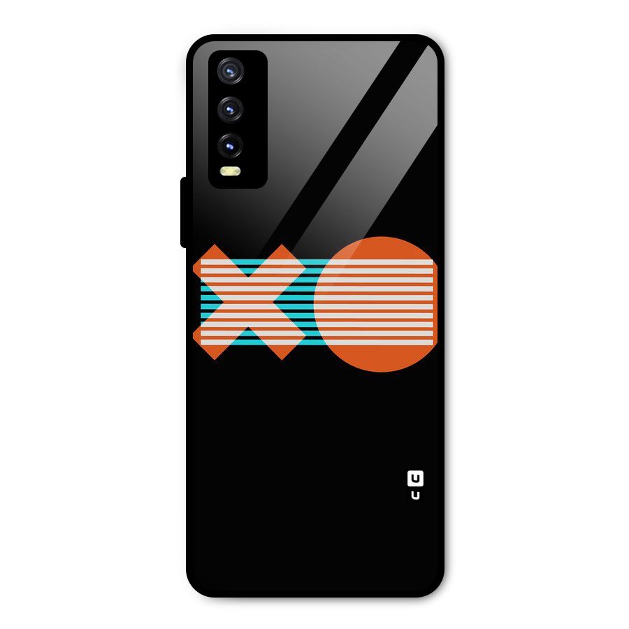 Minimal Art Metal Back Case for Vivo Y20g