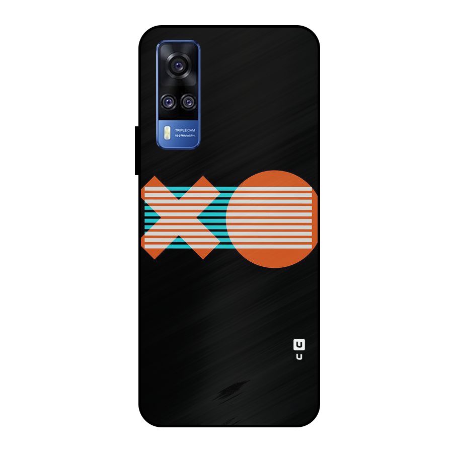 Minimal Art Metal Back Case for Vivo Y51