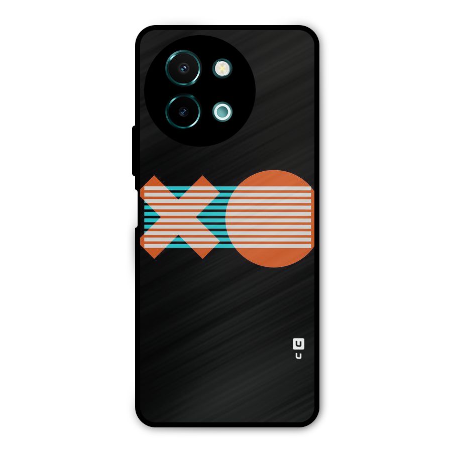 Minimal Art Metal Back Case for Vivo Y58