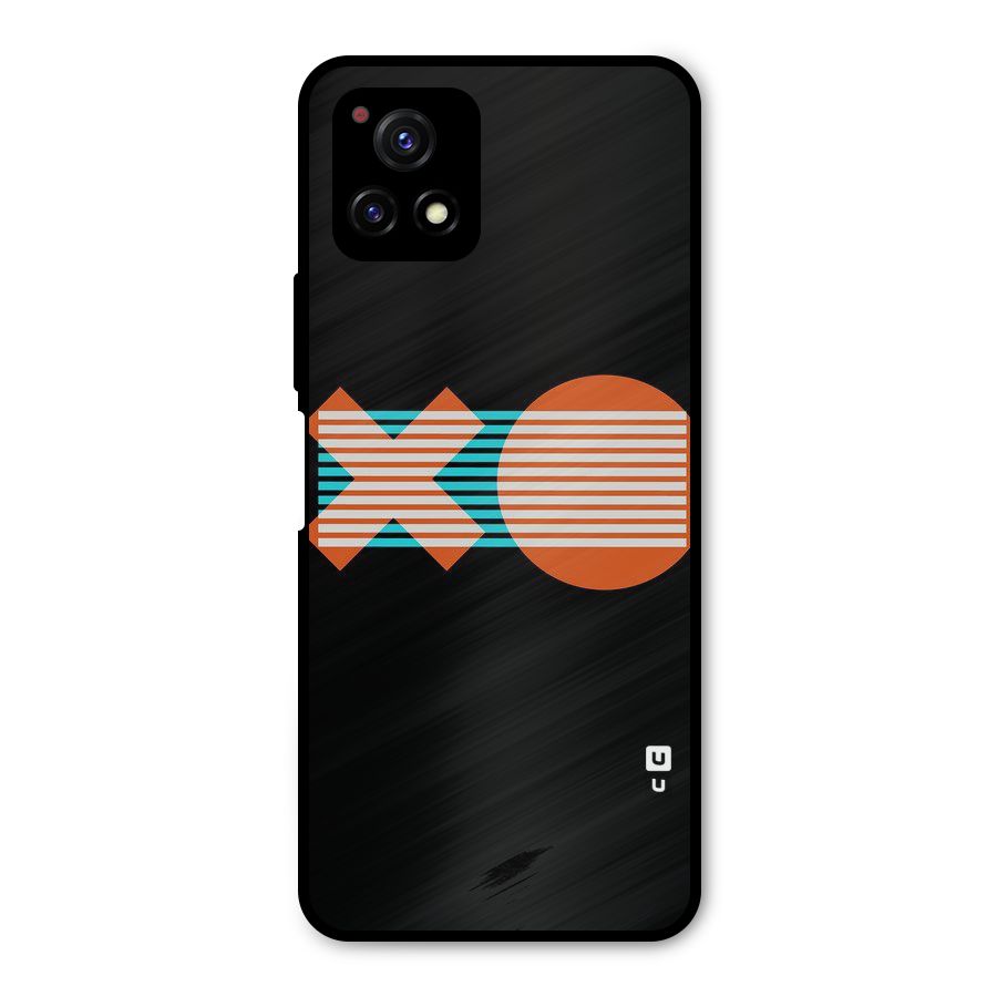 Minimal Art Metal Back Case for Vivo Y72 5G