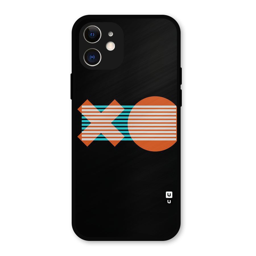Minimal Art Metal Back Case for iPhone 12