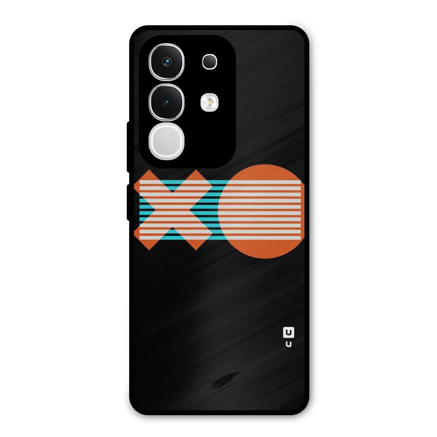Minimal Art Metal Back Case for iQOO Z10x