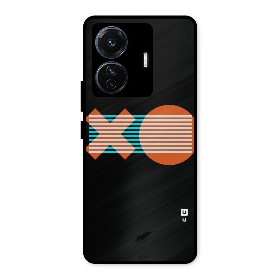 Minimal Art Metal Back Case for iQOO Z6
