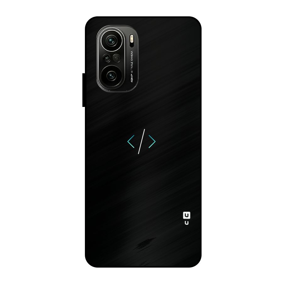 Minimal Dark Coding Metal Back Case for Mi 11X Pro