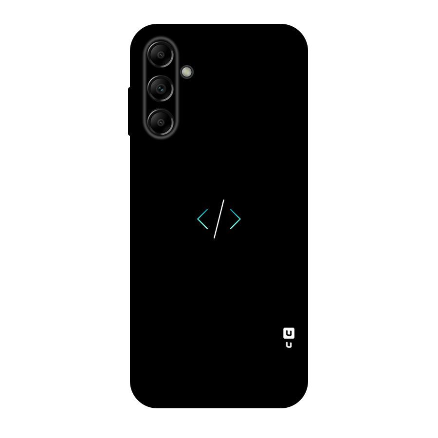 Minimal Dark Coding Original Polycarbonate Back Case for Galaxy A14 5G