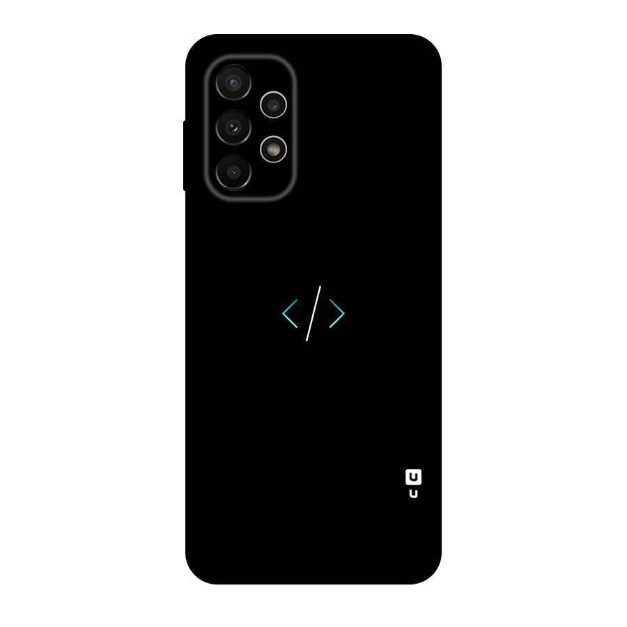 Minimal Dark Coding Original Polycarbonate Back Case for Galaxy A23