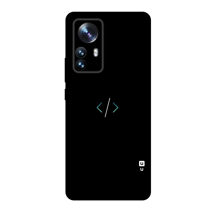 Minimal Dark Coding Original Polycarbonate Back Case for Xiaomi 12 Pro