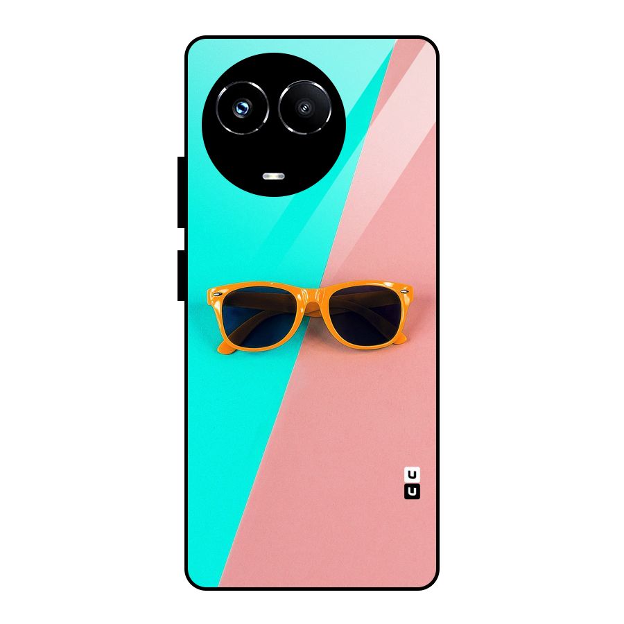 Minimal Glasses Glass Back Case for Realme 11X