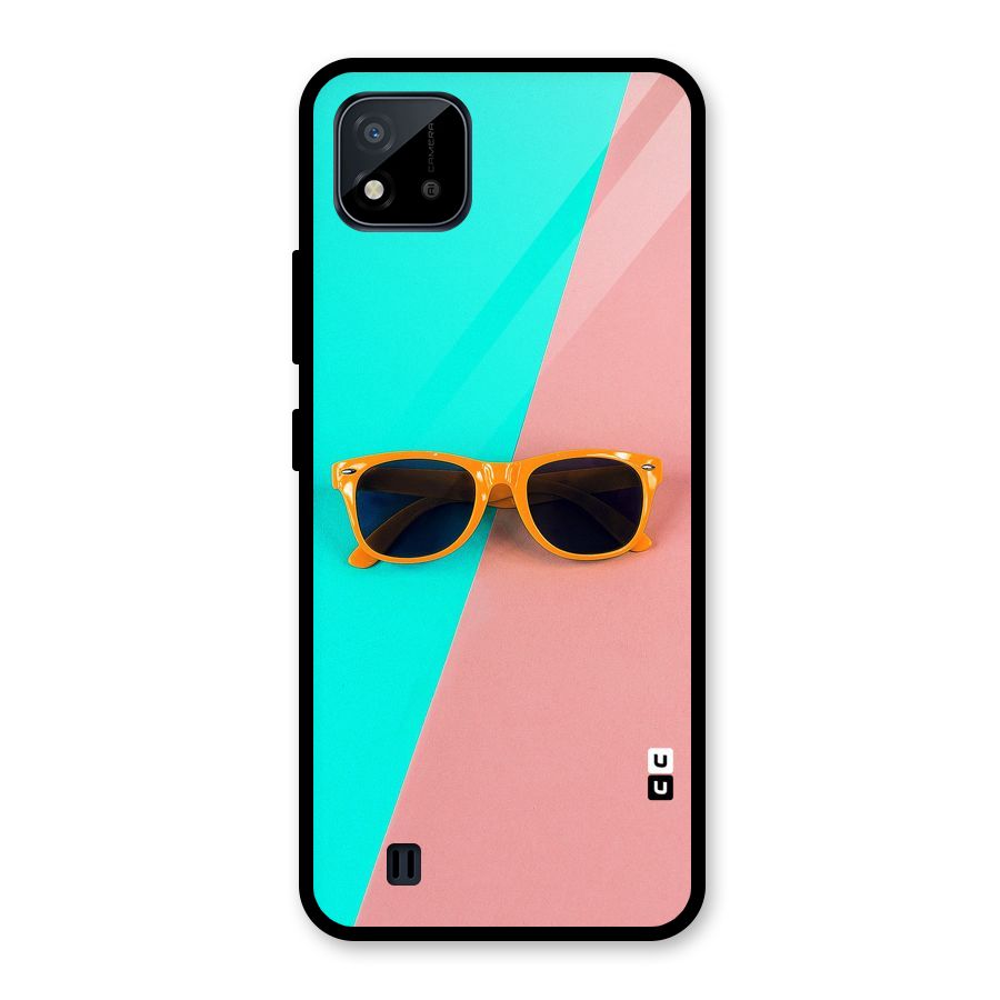 Minimal Glasses Glass Back Case for Realme C11 2021