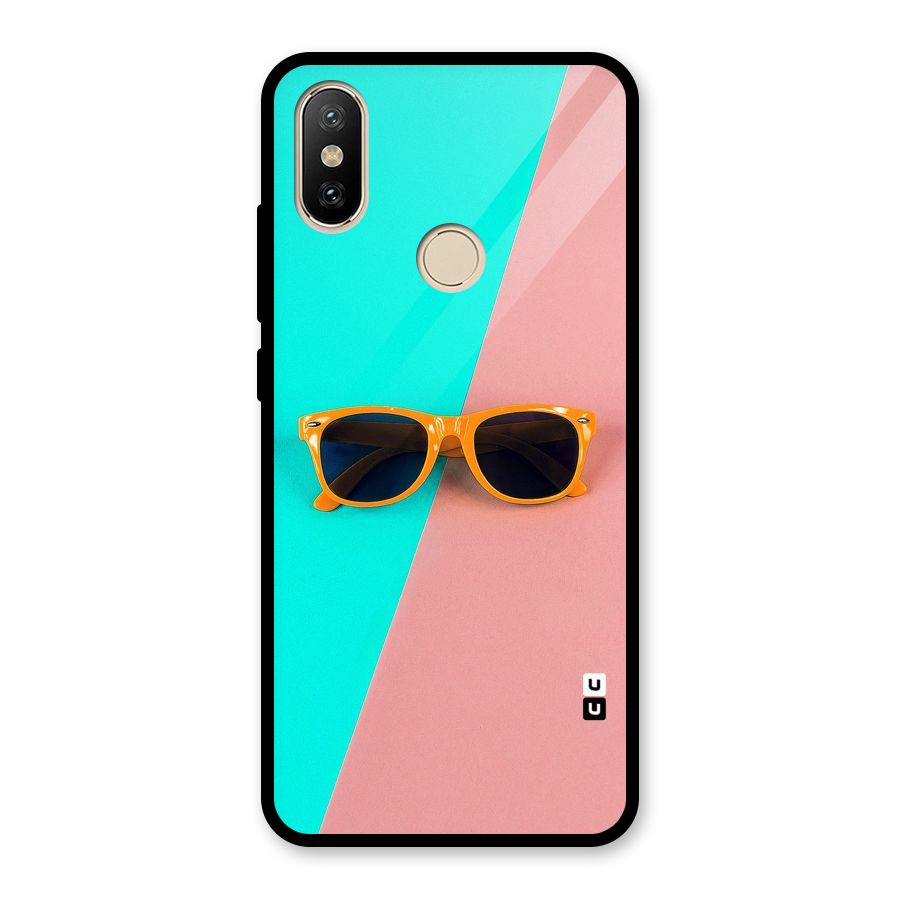 Minimal Glasses Glass Back Case for Redmi A2